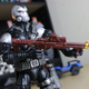 And pistol. And removable knife.